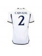 Real Madrid Daniel Carvajal #2 Domácí Dres 2023-24 Krátký Rukáv